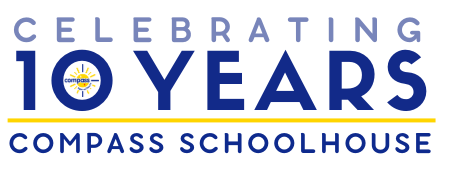 Compass 10 years logo horizontal Compass 10 years logo horizontal